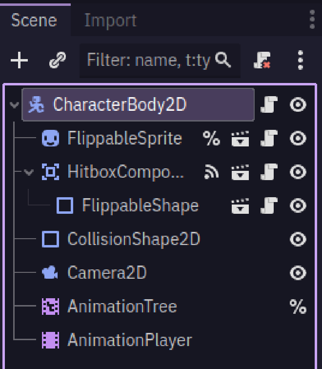 Sample Player Scene